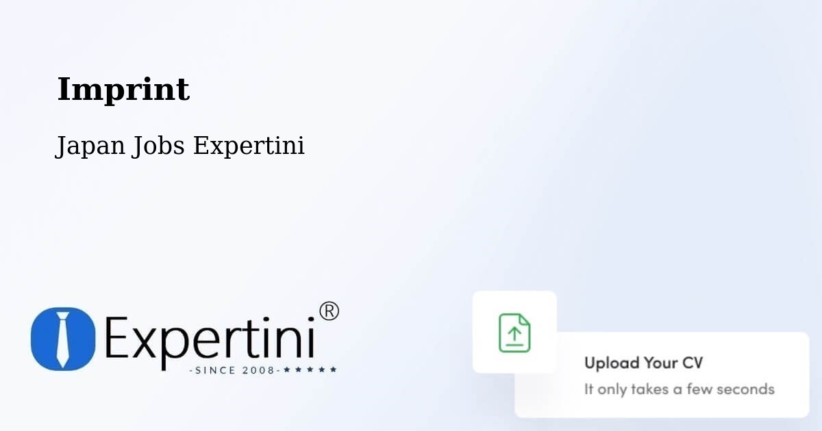 Imprint – Hanyū Shi - Japan Jobs Expertini